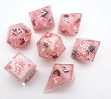 Load image into Gallery viewer, Cat with love [Handmade Dice Set]

