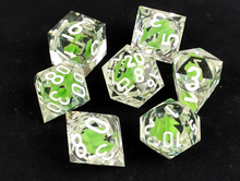 Load image into Gallery viewer, Marble Dice - Green [Sharp Edge] Hand made
