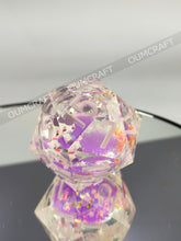 Load image into Gallery viewer, Unicorn dice 45mm - Purple unicorn [Handmade - made to order]
