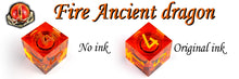Load image into Gallery viewer, Dragon Eye Rolling Dice - Ancient dragon [Sharp Edge] Hand made
