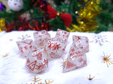 Load image into Gallery viewer, White Christmas Dice Set [Handmade]
