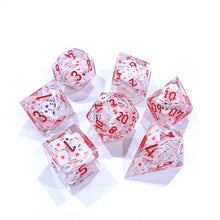 Load image into Gallery viewer, Ace Dice red ink [Handmade Dice Set]
