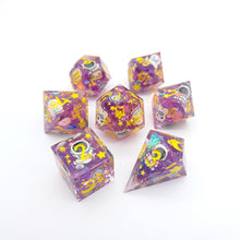 Load image into Gallery viewer, Meow astronaut White Cat [Handmade Dice Set]
