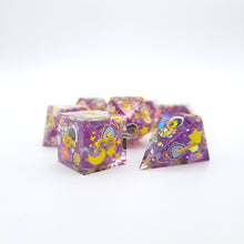 Load image into Gallery viewer, Meow astronaut White Cat [Handmade Dice Set]

