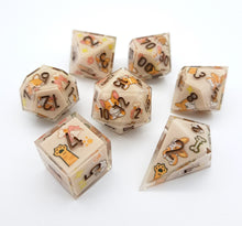 Load image into Gallery viewer, Little Dog Brown Color [Handmade Dice Set]
