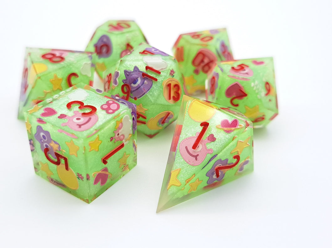 Space Alien Adventure [Handmade Dice Set]