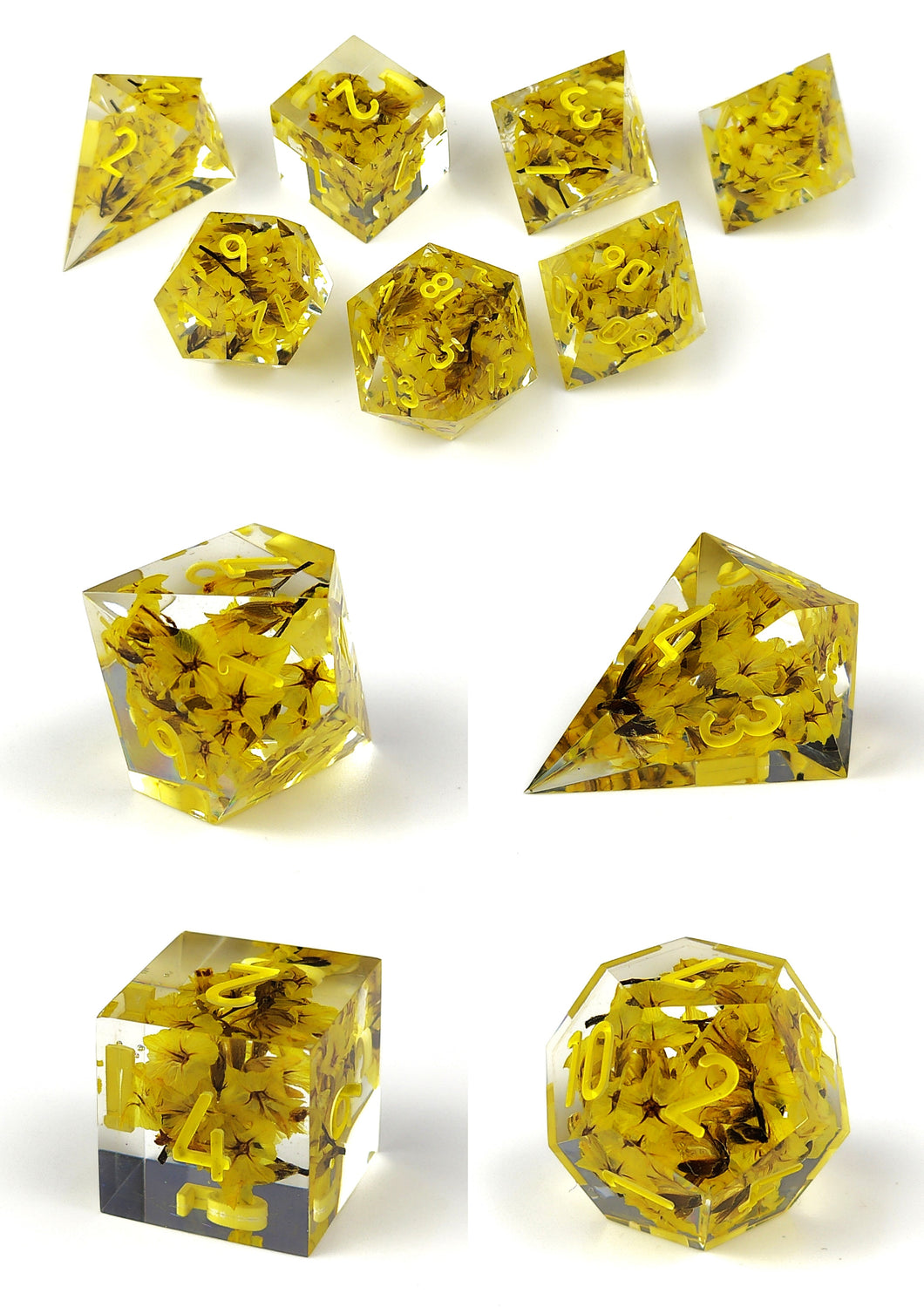 Everlasting meadow dice [Sharp Edge] Hand made