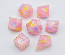 Load image into Gallery viewer, Rabbit in the moon [Handmade Dice Set]
