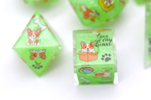 Load image into Gallery viewer, Little Dog Holiday in the park  [Handmade Dice Set]
