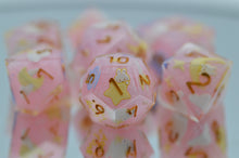 Load image into Gallery viewer, Rabbit in the moon [Handmade Dice Set]
