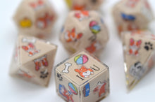 Load image into Gallery viewer, Little Dog Holiday Brown Color [Handmade Dice Set]
