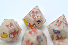 Load image into Gallery viewer, Little Dog Holiday Brown Color [Handmade Dice Set]
