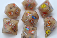 Load image into Gallery viewer, Little Dog Holiday sand beach Color [Handmade Dice Set]
