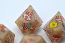 Load image into Gallery viewer, Little Dog Holiday sand beach Color [Handmade Dice Set]
