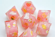 Load image into Gallery viewer, Rabbit&#39;s casual day Pink color- polyhedral set [Sharp Edge] Hand made
