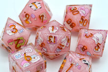 Load image into Gallery viewer, Happy Farm Pink color - polyhedral set [Sharp Edge] Hand made
