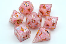 Load image into Gallery viewer, Happy Farm Pink color - polyhedral set [Sharp Edge] Hand made
