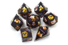 Load image into Gallery viewer, Arcade Morning Dice- polyhedral set [Sharp Edge] Hand made
