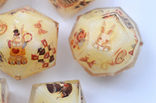 Load image into Gallery viewer, Magic Rabbit-3 colors Yellow,Red and Blue- polyhedral set [Sharp Edge] Hand made
