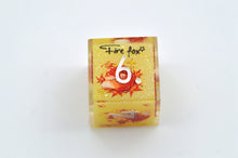 Load image into Gallery viewer, Fire Fox dice 3 colors Dice- polyhedral set [Sharp Edge] Hand made
