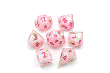 Load image into Gallery viewer, Little Dog with Lily of the valley - [Handmade Dice Set]
