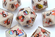 Load image into Gallery viewer, Little Dog Holiday Brown Color [Handmade Dice Set]
