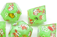 Load image into Gallery viewer, Little Dog Holiday in the park  [Handmade Dice Set]
