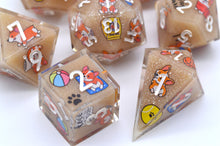 Load image into Gallery viewer, Little Dog Holiday sand beach Color [Handmade Dice Set]
