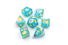 Load image into Gallery viewer, Little Dog go to the sea [Handmade Dice Set]
