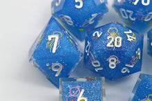 Load image into Gallery viewer, Starry Jellyfish Dice- polyhedral set [Sharp Edge] Hand made
