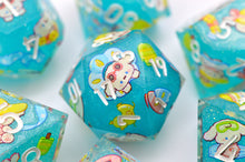 Load image into Gallery viewer, Little Dog go to the sea [Handmade Dice Set]
