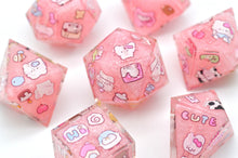 Load image into Gallery viewer, Happy Farm Pink color - polyhedral set [Sharp Edge] Hand made
