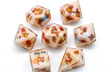 Load image into Gallery viewer, Little Dog - Dachshund -2 color Brown and pink Colors -polyhedral set [Sharp Edge] [Handmade]
