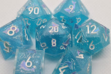 Load image into Gallery viewer, Dolphin dice 2 colors Dice- polyhedral set [Sharp Edge] Hand made

