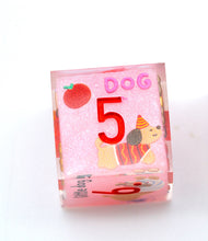 Load image into Gallery viewer, Little Dog - Dachshund -2 color Brown and pink Colors -polyhedral set [Sharp Edge] [Handmade]
