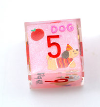 Load image into Gallery viewer, Little Dog - Dachshund -2 color Brown and pink Colors -polyhedral set [Sharp Edge] [Handmade]
