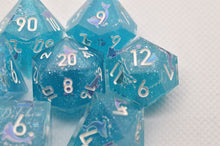 Load image into Gallery viewer, Dolphin dice 2 colors Dice- polyhedral set [Sharp Edge] Hand made
