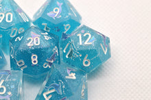 Load image into Gallery viewer, Dolphin dice 2 colors Dice- polyhedral set [Sharp Edge] Hand made
