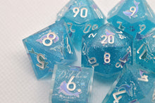 Load image into Gallery viewer, Dolphin dice 2 colors Dice- polyhedral set [Sharp Edge] Hand made
