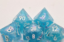 Load image into Gallery viewer, Dolphin dice 2 colors Dice- polyhedral set [Sharp Edge] Hand made
