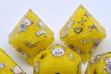 Load image into Gallery viewer, Teddy bear- 2 colors- Yellow ,Purple- polyhedral set [Sharp Edge] Hand made
