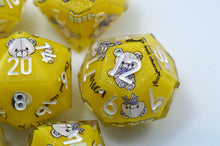 Load image into Gallery viewer, Teddy bear Yellow Colors- polyhedral set [Sharp Edge] Hand made
