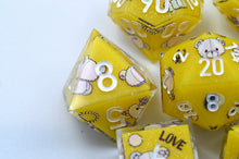 Load image into Gallery viewer, Teddy bear Yellow Colors- polyhedral set [Sharp Edge] Hand made
