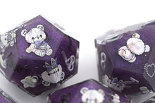 Load image into Gallery viewer, Teddy bear- 2 colors- Yellow ,Purple- polyhedral set [Sharp Edge] Hand made
