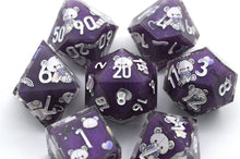 Load image into Gallery viewer, Teddy bear- 2 colors- Yellow ,Purple- polyhedral set [Sharp Edge] Hand made
