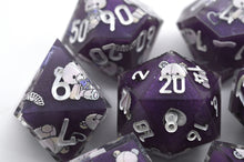 Load image into Gallery viewer, Teddy bear- 2 colors- Yellow ,Purple- polyhedral set [Sharp Edge] Hand made
