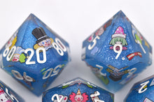 Load image into Gallery viewer, The Clown Blue Colors [Handmade Dice Set]
