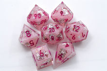 Load image into Gallery viewer, Amusement Park Bunny Dice- polyhedral set [Sharp Edge] Hand made
