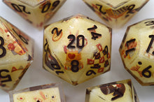 Load image into Gallery viewer, Magic Rabbit-3 colors Yellow,Red and Blue- polyhedral set [Sharp Edge] Hand made
