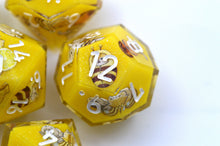 Load image into Gallery viewer, Bee Kitten Dice [Handmade Dice Set]
